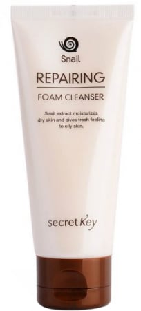 CosmeticeㅣK-Beauty - SecretKey Snail Repairing  Foam Cleanser 100ml