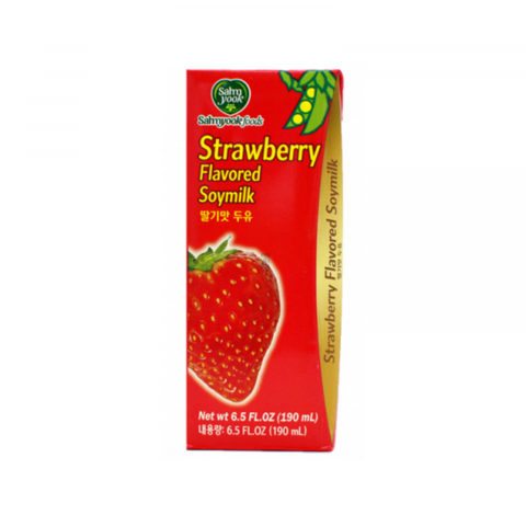 Lapte - Soymilk Strawberry Flavored 190ml SY