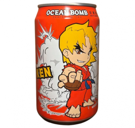 Soda - Street Fighter Ken Drink - White Grape 330ml OB