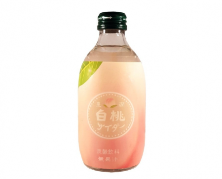 Soda - Tomomasu White Peach Cider 300ml