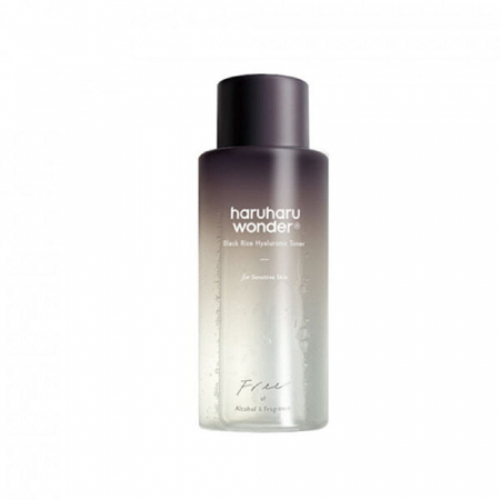 CosmeticeㅣK-Beauty - Toner cu acid hialuronic si orez negru, 150ml | Haruharu Wonder