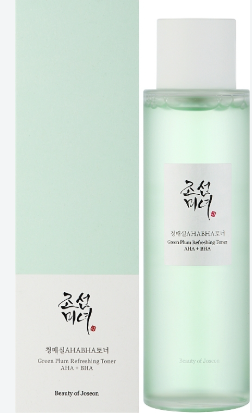 CosmeticeㅣK-Beauty - Toner cu apa de prune verzi AHA si BHA 150ML