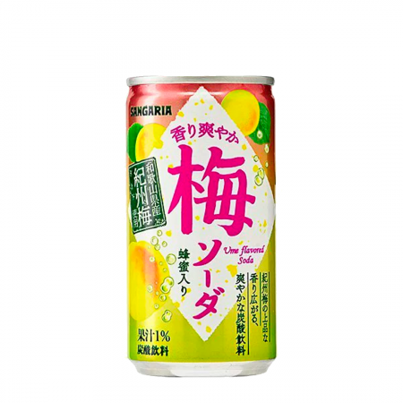 Soda - Ume Soda 190ml Sangaria