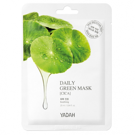 CosmeticeㅣK-Beauty - Yadah Daily Green Mask Cica 25ml