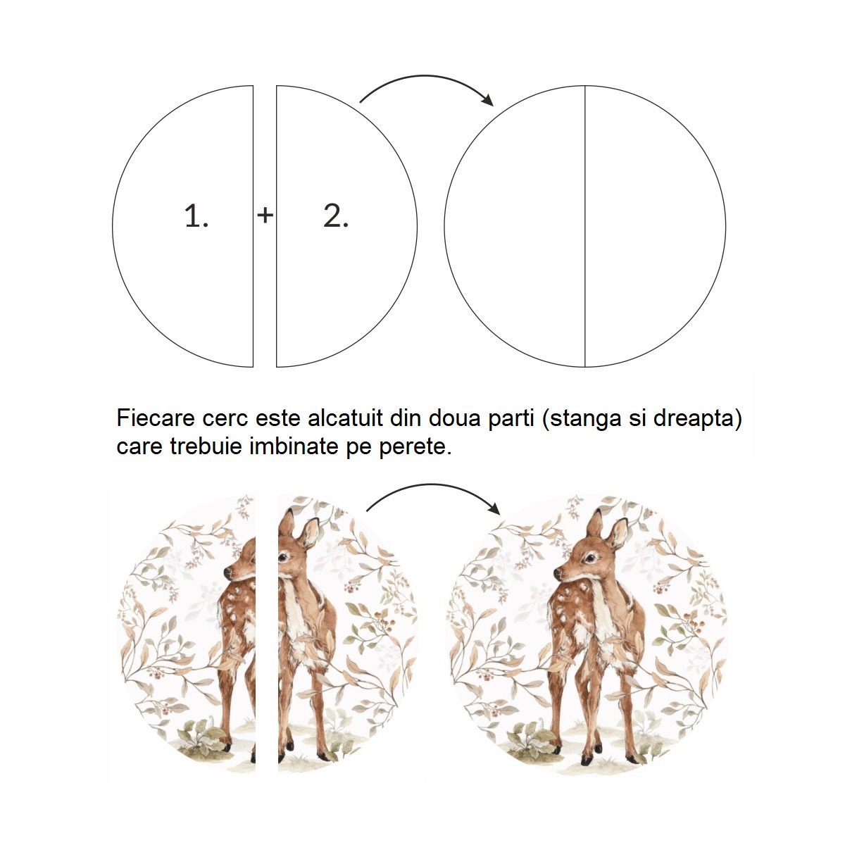 Autocolant perete Bambi
