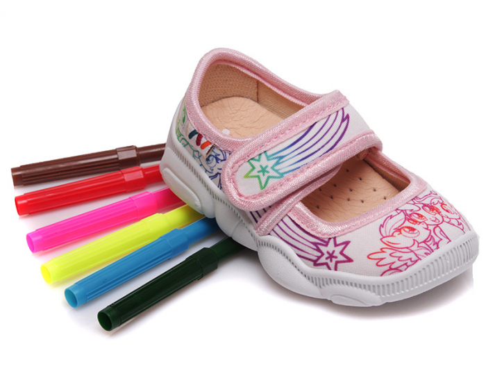 Papuci Cu Imprimeu Pentru Colorat Ponny C107850069 [1]