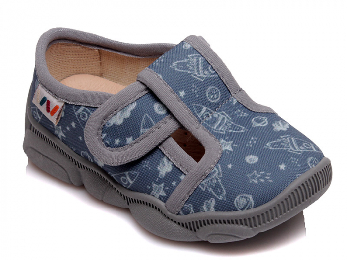 Papuci Pentru Copii Cu Imprimeu Cosmos C107850088 [1]