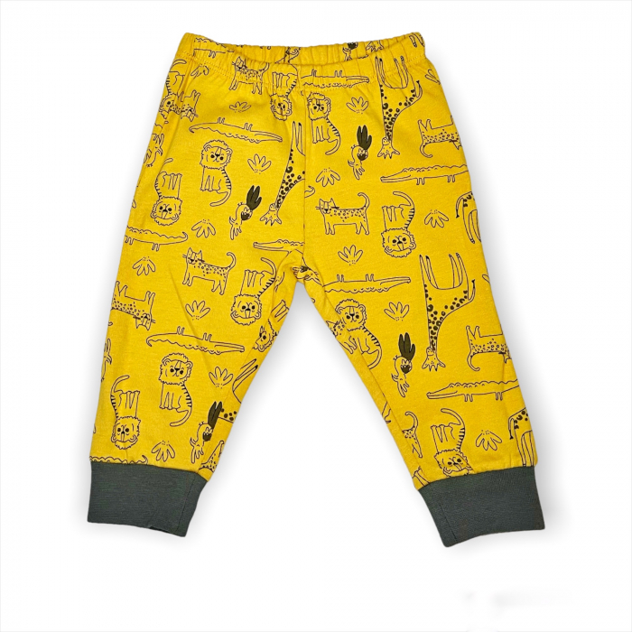 Pijama Set Bluza Si Pantaloni Animale Din Jungla [4]
