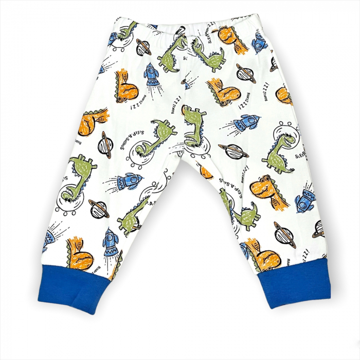 Pijama Set Bluza Si Pantaloni Dinozauri [4]