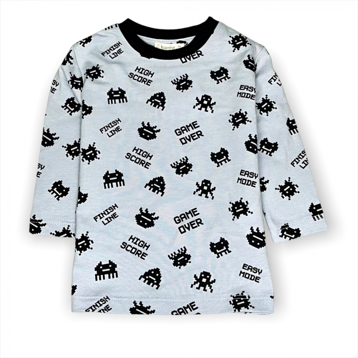 Pijama Set Bluza Si Pantaloni Gamer [2]