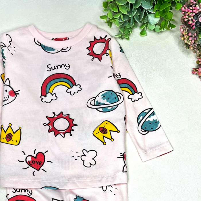 Pijama Set Bluza Si Pantaloni Sunny Love [2]