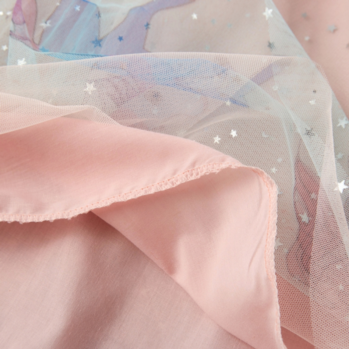 Rochita Fete Roz De Tul Cu Unicorni [4]