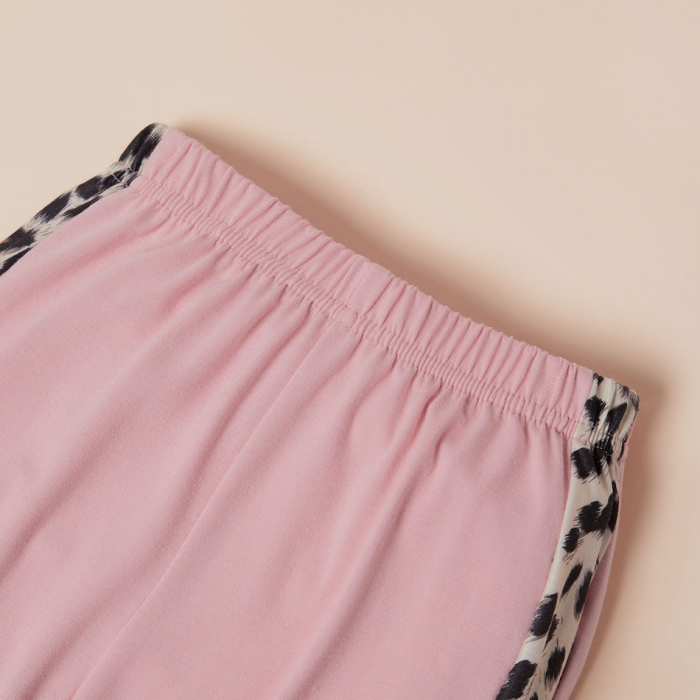 Set Bluza Si Pantaloni Leopard Roz Fete 18 Luni-5 Ani [5]