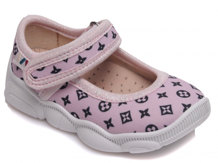 Papuci Pentru Copii Cu Imprimeu Roz C107850057 [0]