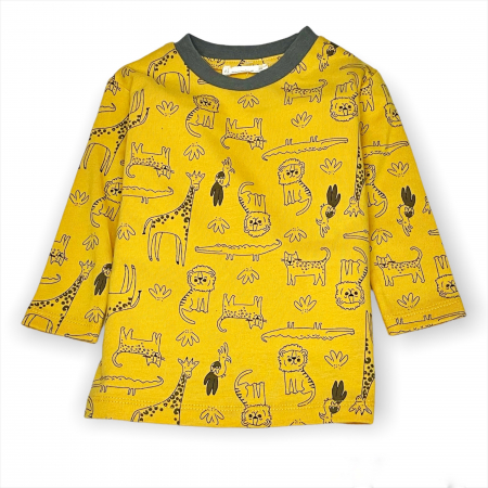 Pijama Set Bluza Si Pantaloni Animale Din Jungla [2]