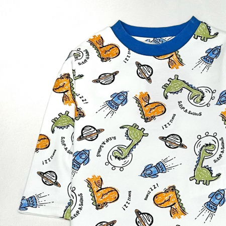 Pijama Set Bluza Si Pantaloni Dinozauri [2]