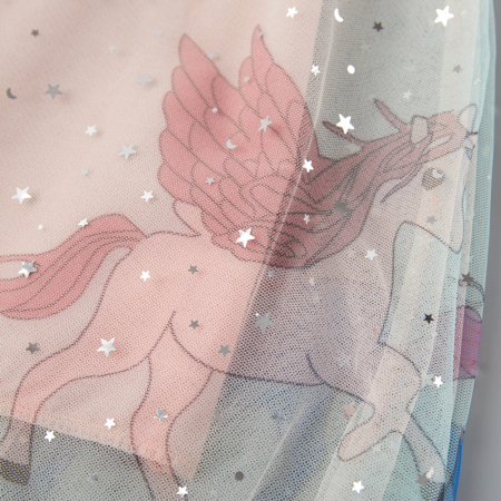 Rochita Fete Roz De Tul Cu Unicorni [2]