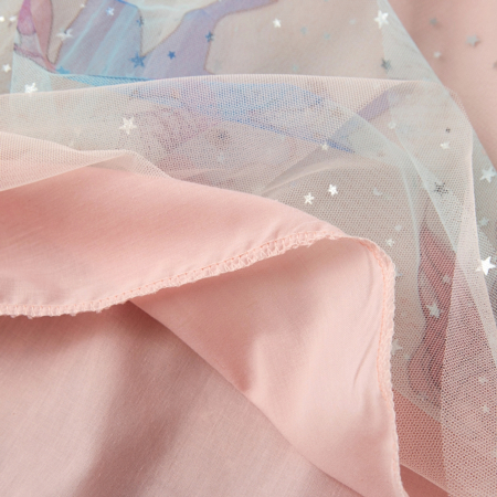 Rochita Fete Roz De Tul Cu Unicorni [3]