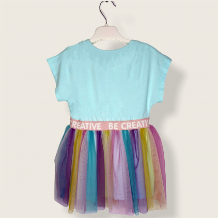 Rochie Fetite Unicorn Curcubeu [1]
