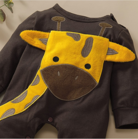 Salopeta Maro Cu Girafa Baieti 3-12 Luni [2]