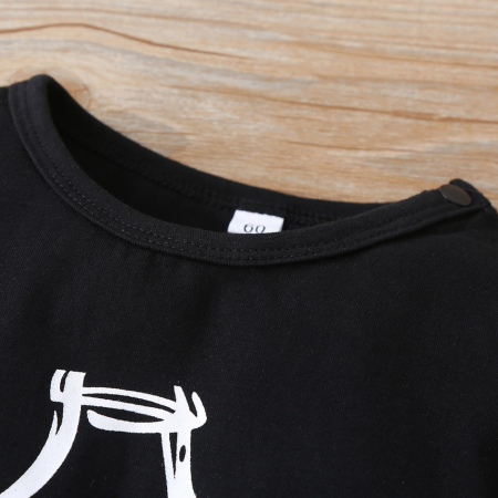 Salopeta Neagra Milk Unisex 3-12 Luni [4]