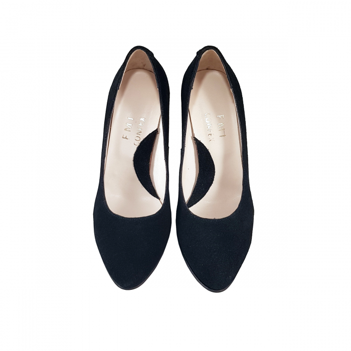 Pantofi 612 Negru Velur [3]