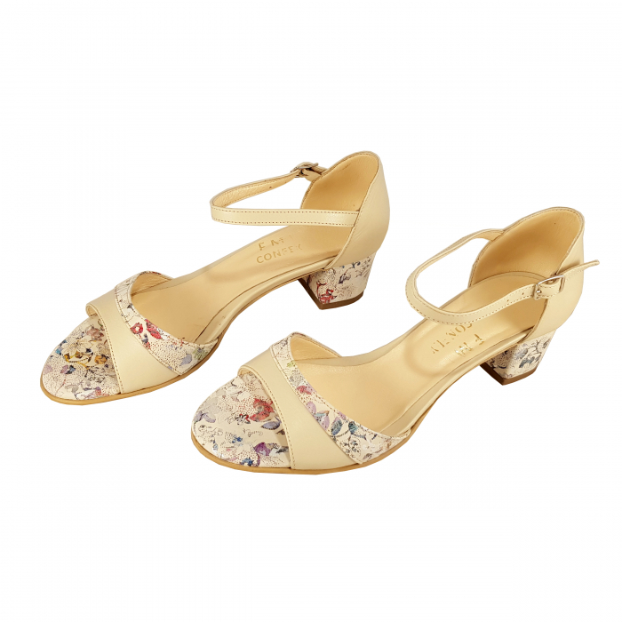 Sandale 334 Imprimeu Floral [2]
