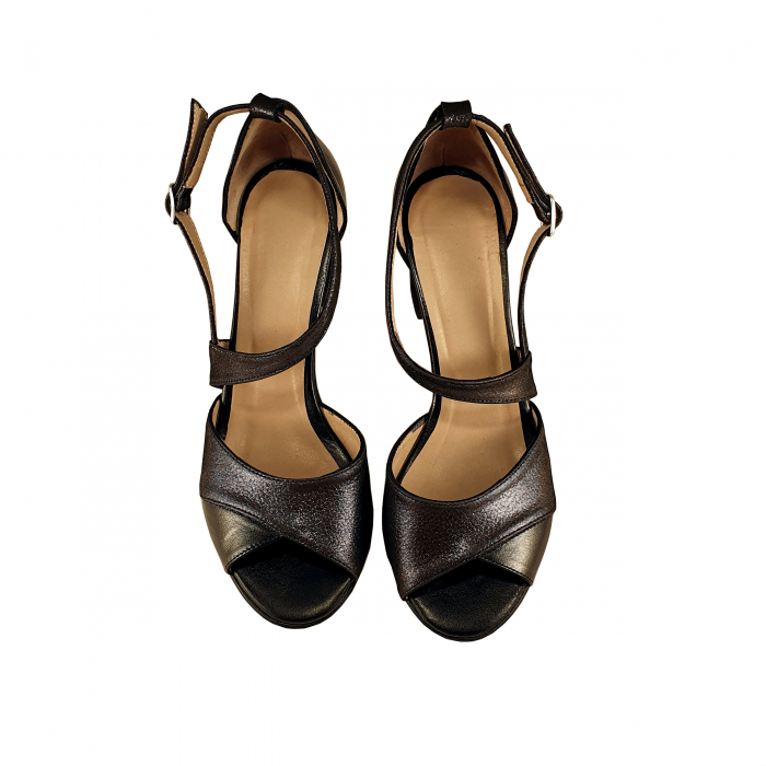 Sandale 159.2 Negru Box cu Sidef [3]