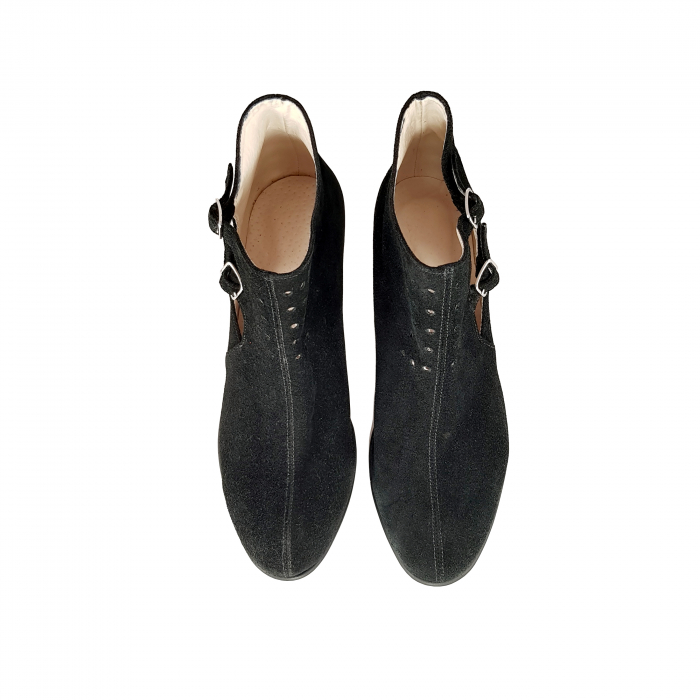 Botina Model 509 P Negru Velur [3]