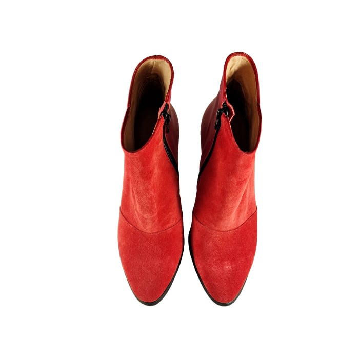 Botine Model 612 Rosu Velur cu Box [3]