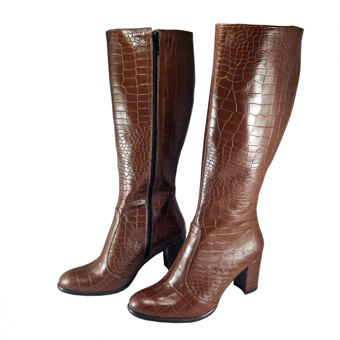 Cizme Model 509 Maro Croco [2]