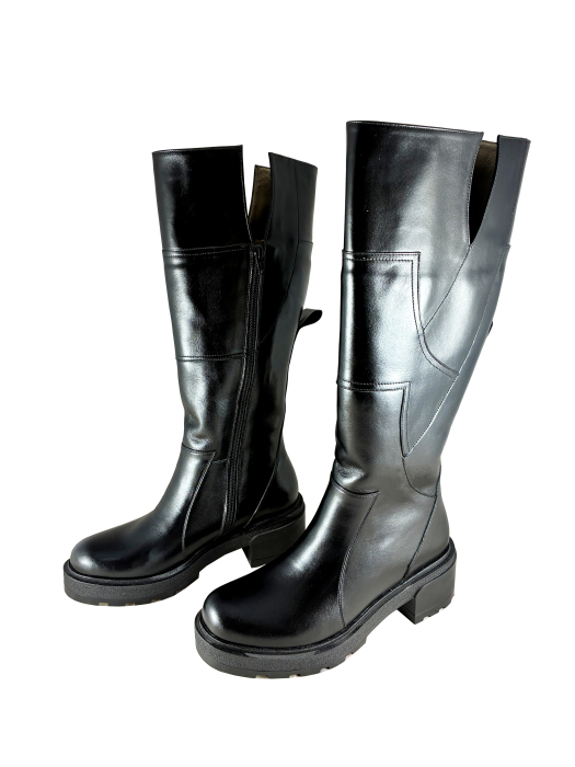 Cizme Model Olivia Negru Box [2]