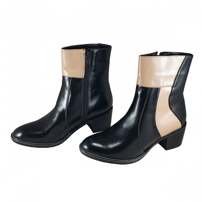 Ghete Model 634.1 Negru cu Nude [2]
