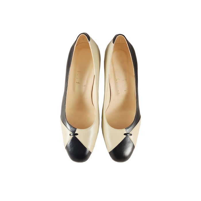 Pantofi 022.2 Negru cu Bej [3]
