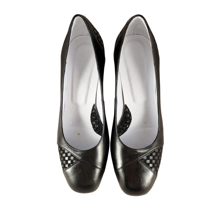 Pantofi 316.1 Negru Box cu Sah [3]