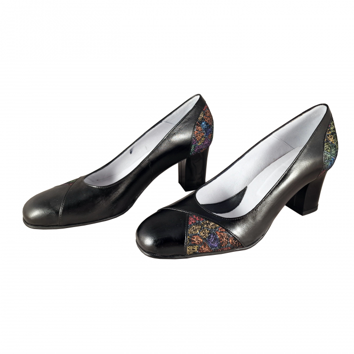 Pantofi 316.1 Negru cu Imprimeu [2]