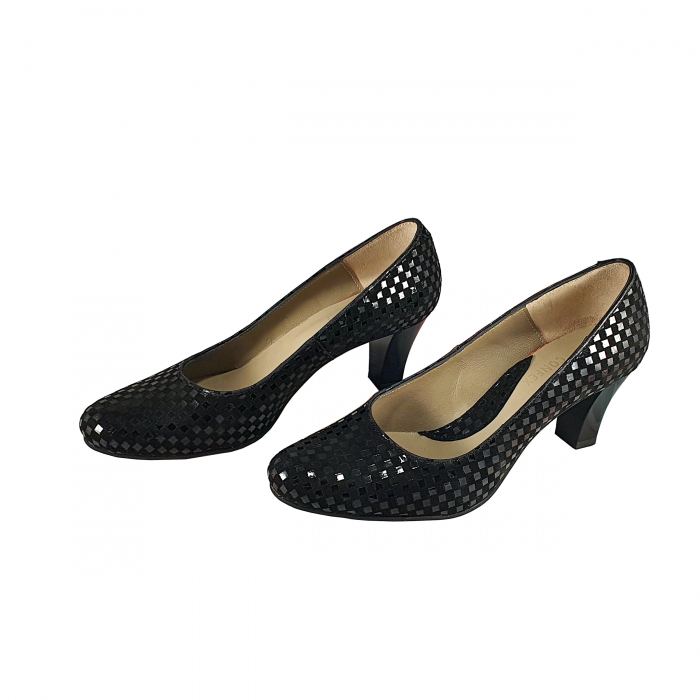 Pantofi 827 Negru Sah [2]