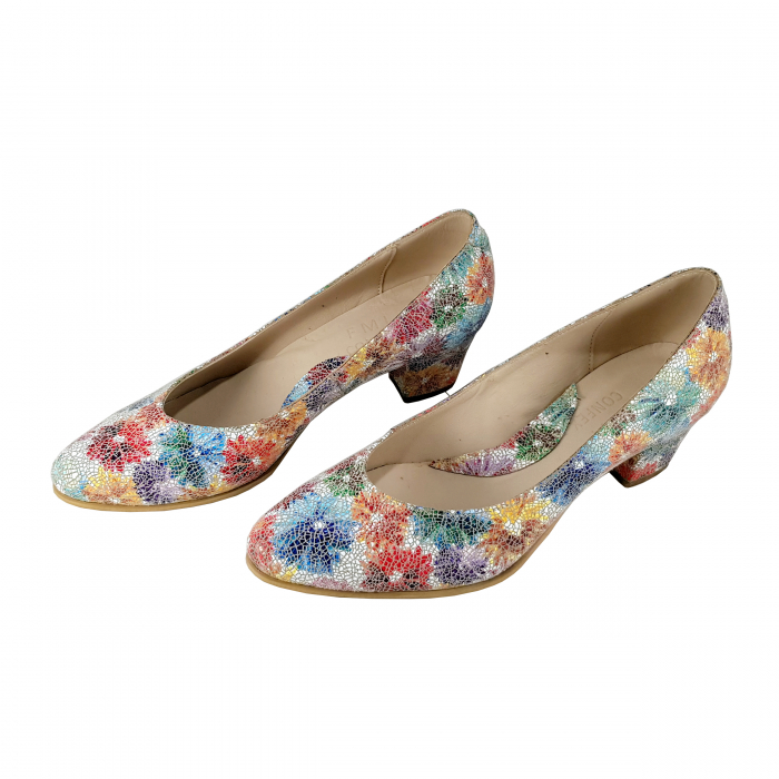 Pantofi 908 Imprimeu Floral [2]