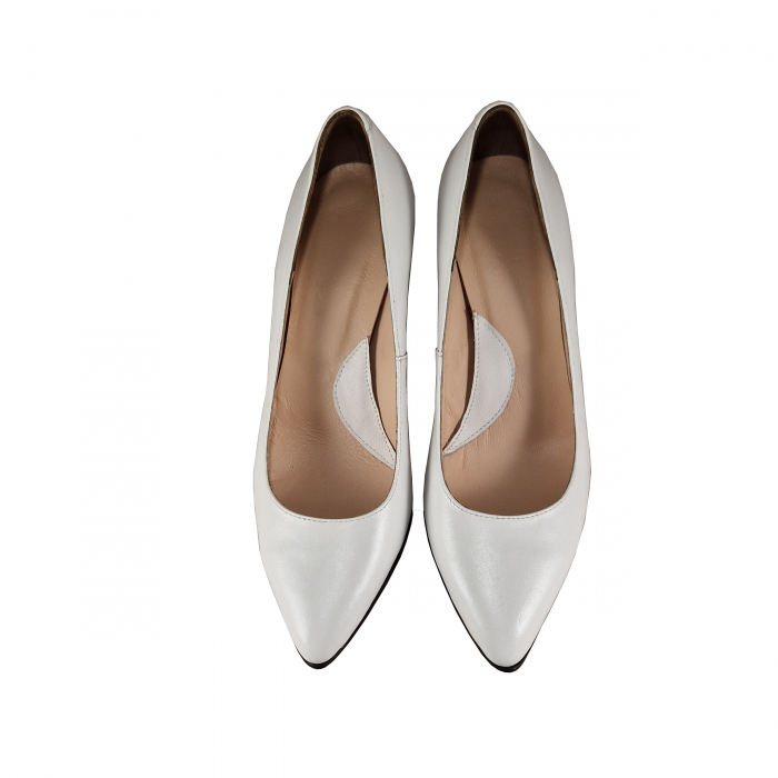 Pantofi 951 Alb Box [3]