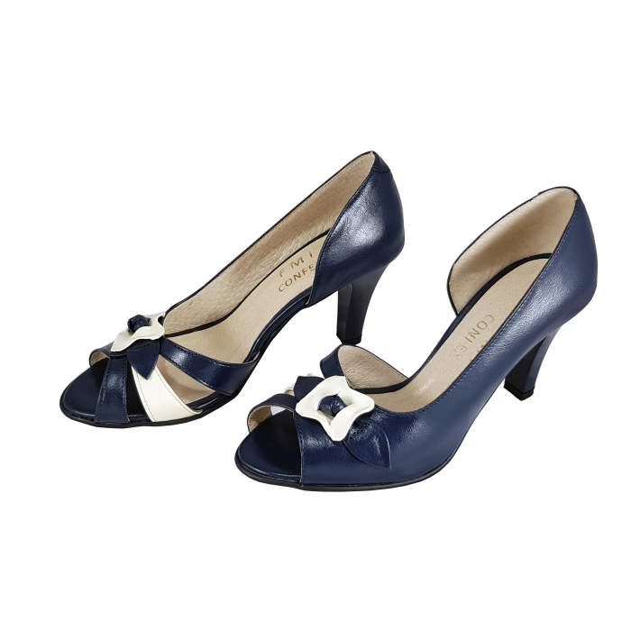 Sandale 576.7 Bleumarin cu Alb [2]
