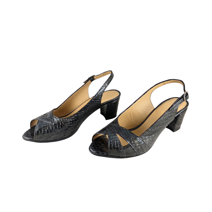 Sandale 902 Negru Croco [2]