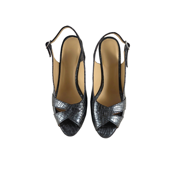 Sandale 902 Negru Croco [3]