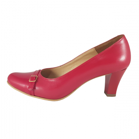 Toc 3 - 5 cm - Pantofi 827 AC Rosu Box