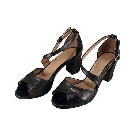 Sandale 159.2 Negru Box cu Sidef [1]