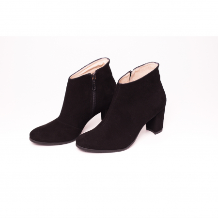 Botine Model 509 Velur Negru [1]