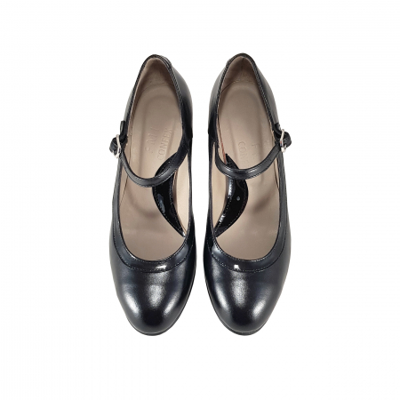 Pantofi 715 Negru Lac [2]