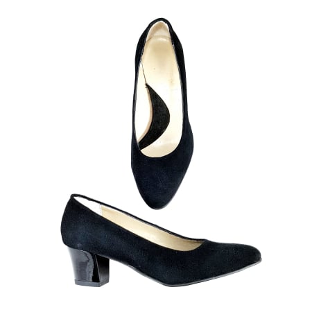 Pantofi 908 Negru Velur [2]