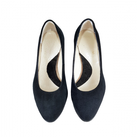 Pantofi 908 Negru Velur [1]
