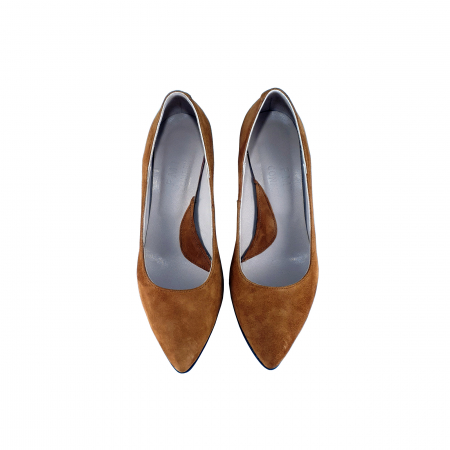 Pantofi 951 Velur Maro Inchis [2]