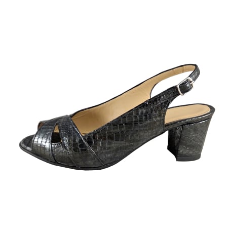 Sandale - Sandale 902 Negru Croco